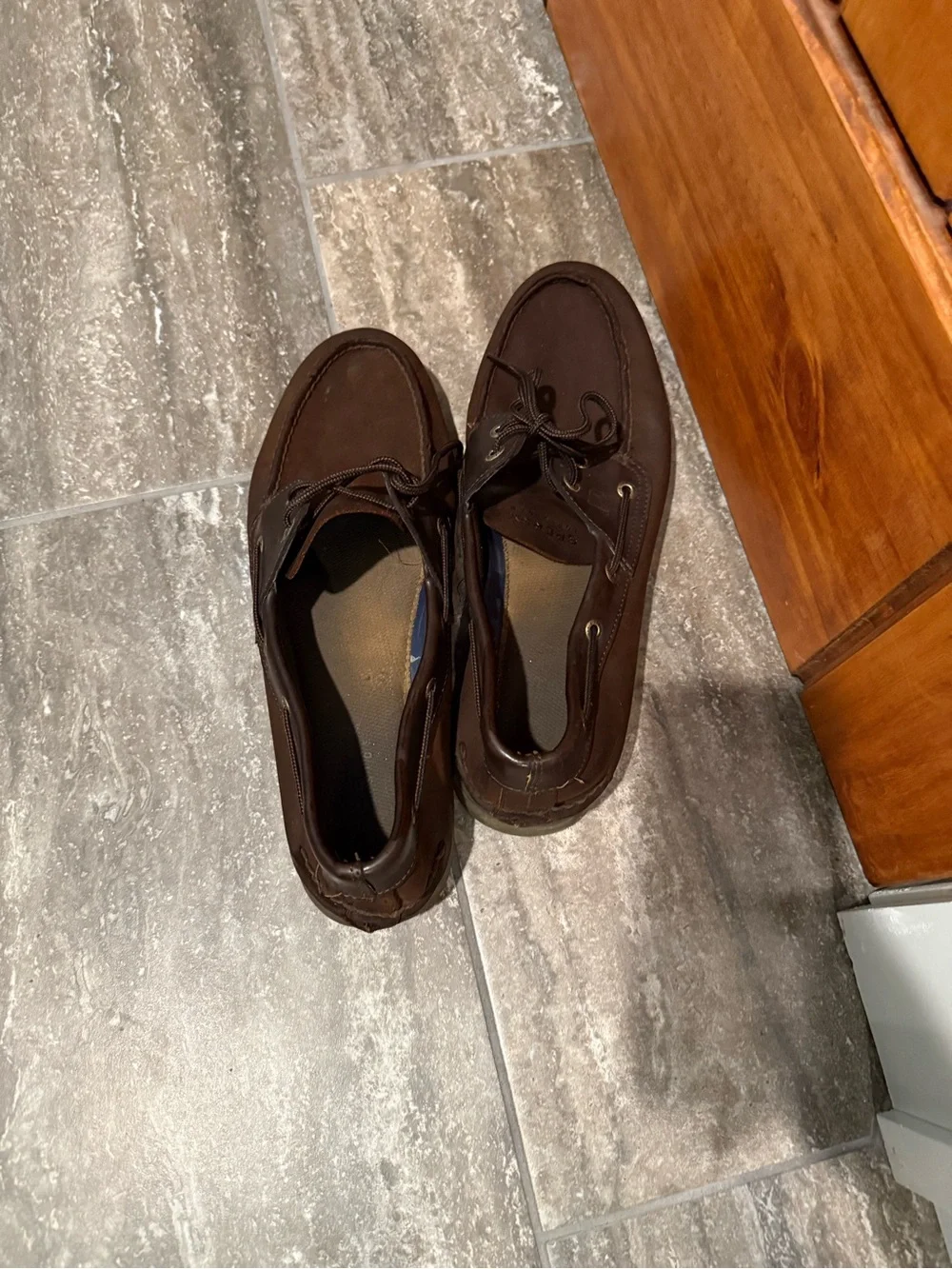 Sperry Men's Brown Leather Boat Shoes